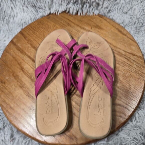 Boc Born Concept Womens Size 8M Flip Flops Strappy Pink Sandals (Winter Discount - Picture 2 of 8